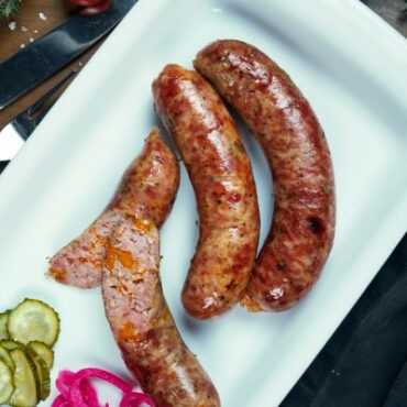 Hermann Wurst Haus Bleu Cheese Bratwurst