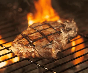 Beef Steak on the grill