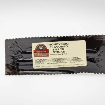 Honey BBQ Snack Sticks Label