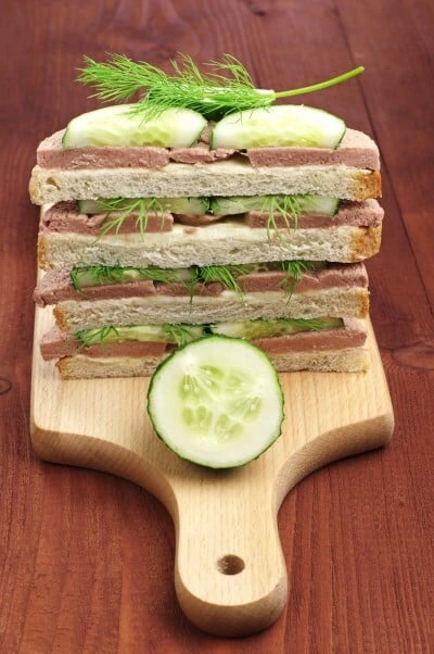 German salami sandwich