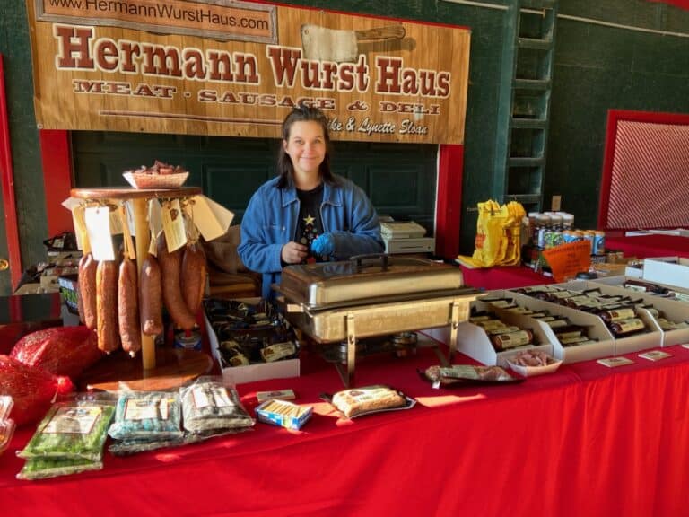 Gift Booth At Pea Ridge Christmas Tree Farm Hermann Wurst Haus