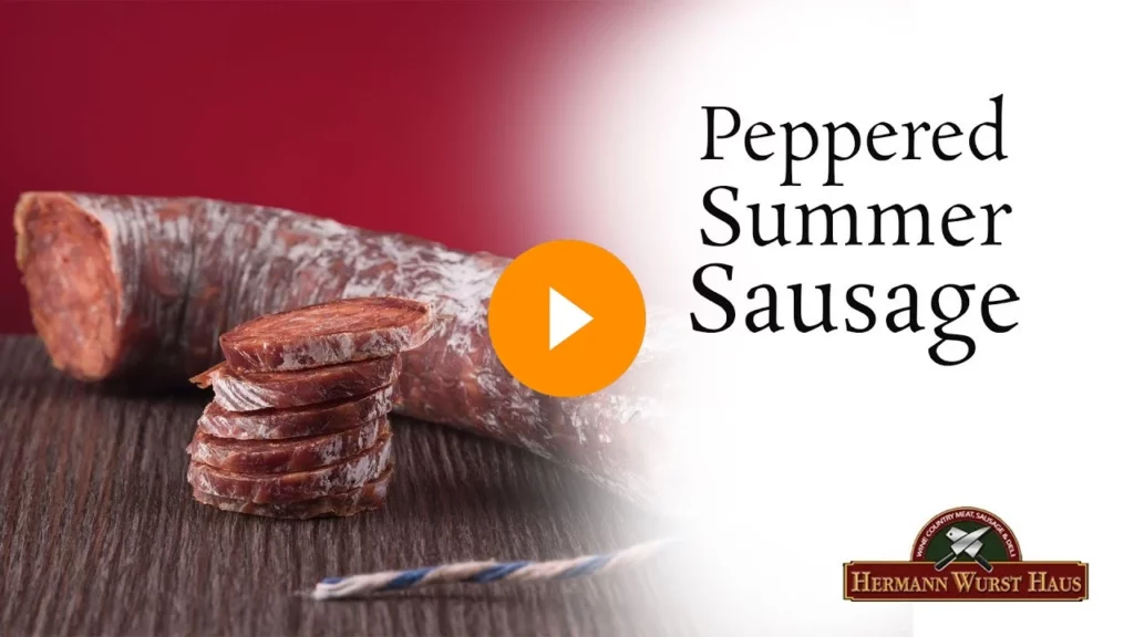 Peppered Summer Sausage Video Thumbnail