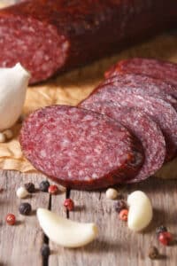 Old Fashioned German Style Summer Sausage